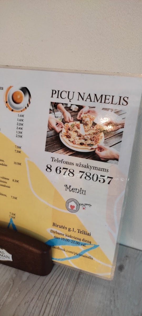 Menu Picų Namelis Telšiai-6